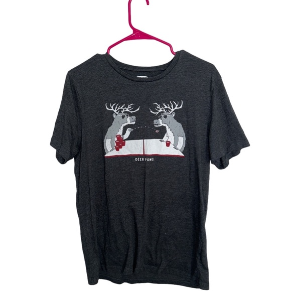 Old Navy Men Size M Deer Graphic Tee - Picture 2 of 6